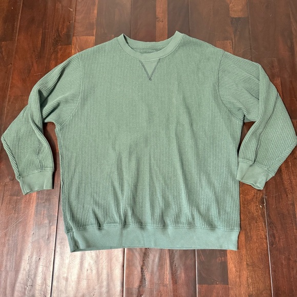 Aerie Knit Crewneck Sweatshirt Women’s Size Medium Oversize Textured - Picture 1 of 7